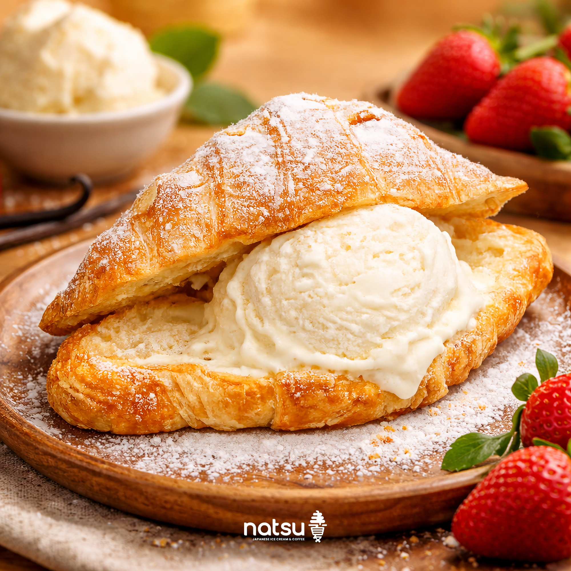 Croissant Sundae