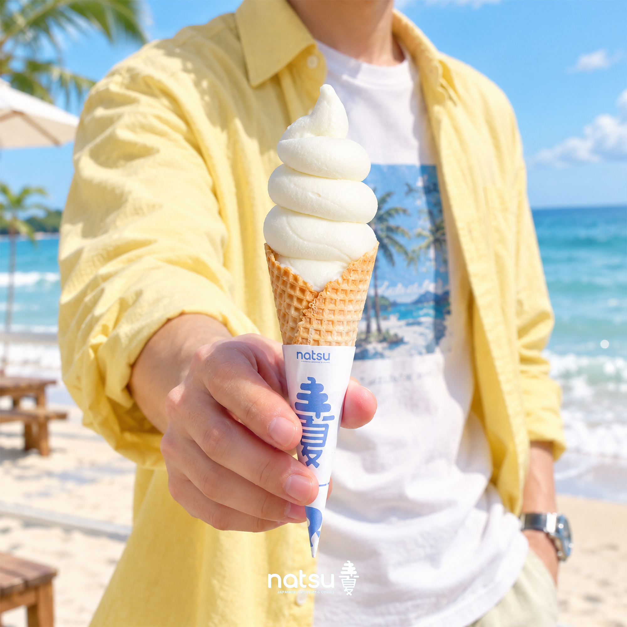 Hokkaido Ice Cream Vanilla Cone