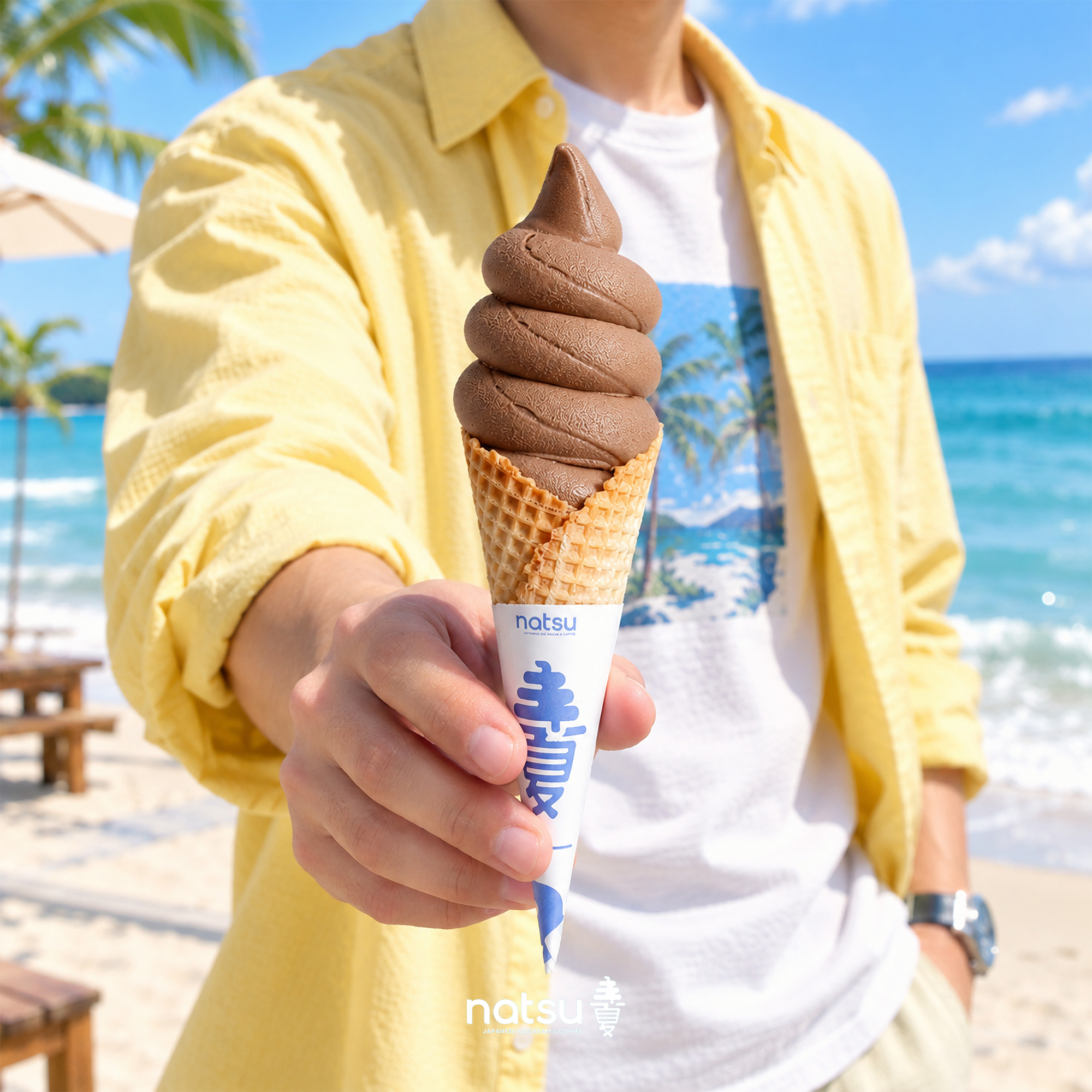 Hokkaido Ice Cream Chocolate Cone