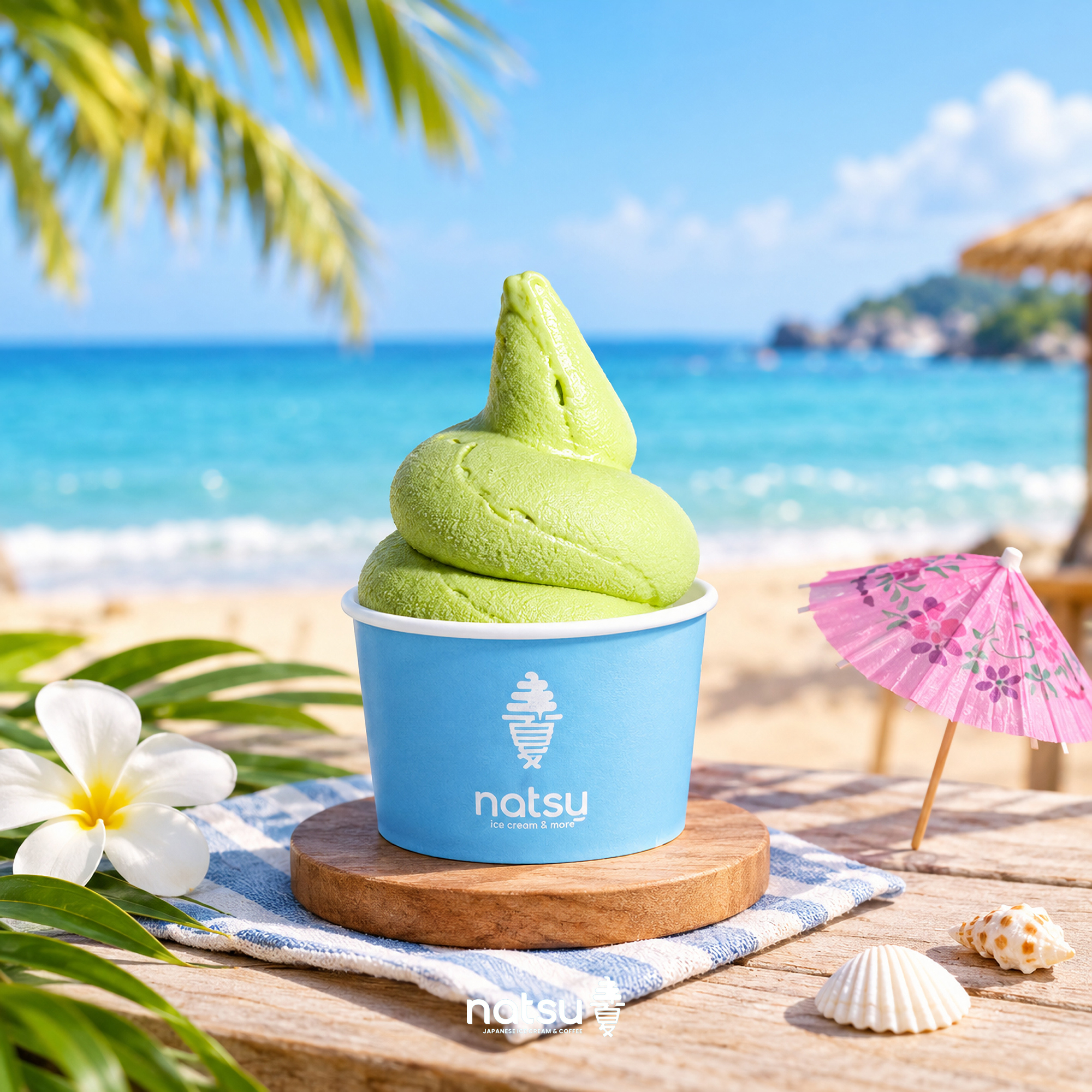 Hokkaido Ice Cream Matcha Sundae